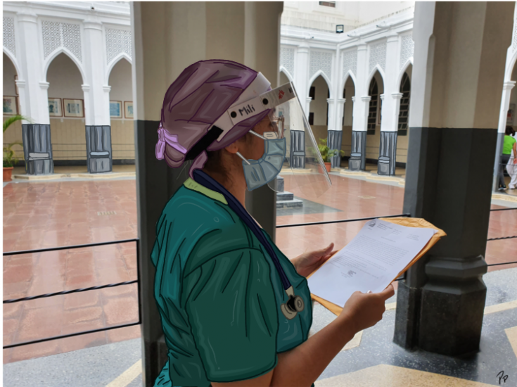 Militza Absueta, doctora especialista de la sala COVID-19 del hospital Vargas de Caracas, Venezuela, cuenta como el acompañamiento y la capacitación en manejo de duelo y malas noticias que brindamos desde MSF le han dado herramientas para acompañar.