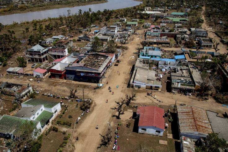 Destrucción tras el ciclón Idai en Mozambique