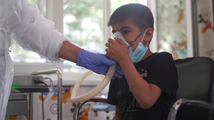Muhammad, paciente con tuberculosis tratado por MSf en Tayikistán.