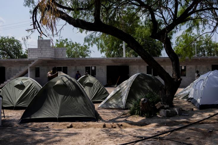 Refugio para personas migrantes en Kaleo, Reynosa, México