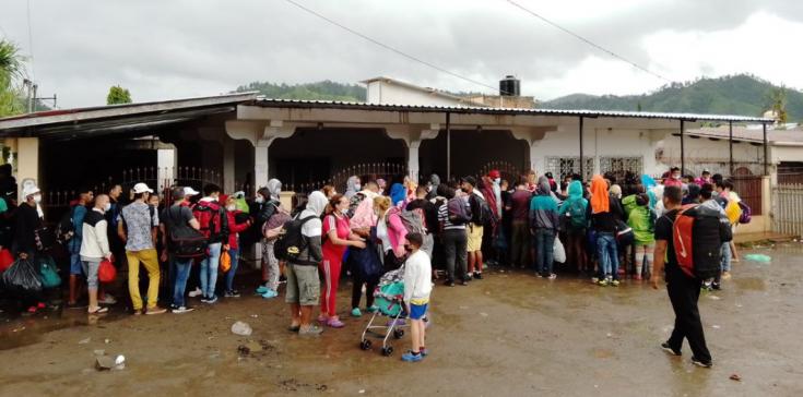 Clínica móvil de MSF en la frontera entre Nicaragua y Honduras