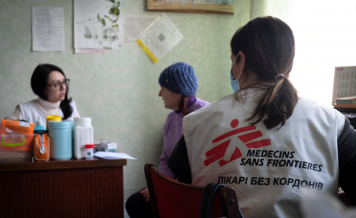 MSF brinda asistencia especializada en salud mental en Ucrania.