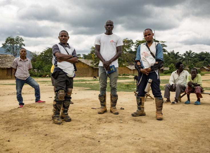 Trabajadores de salud comunitarios en RDC