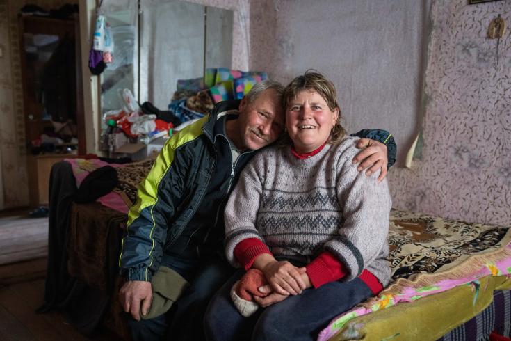 Voluntarios locales convierten su casa en un consultorio médico en el sur de Ucrania