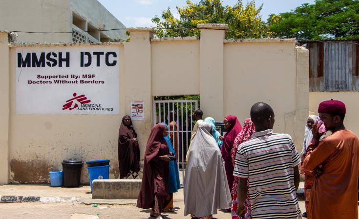 Intervención de MSF contra la difteria en Nigeria.
