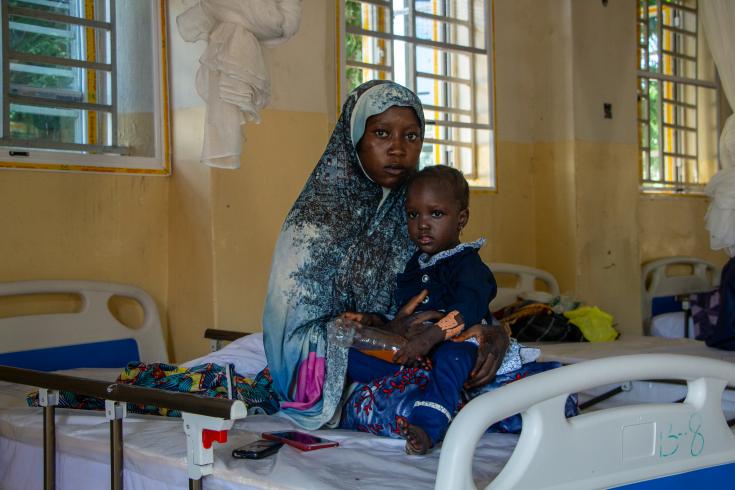 Intervención de MSF contra la difteria en Nigeria.