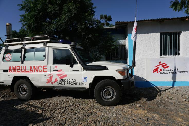 Vehículo de Médicos Sin Fronteras en la región de Amhara, Etiopía.