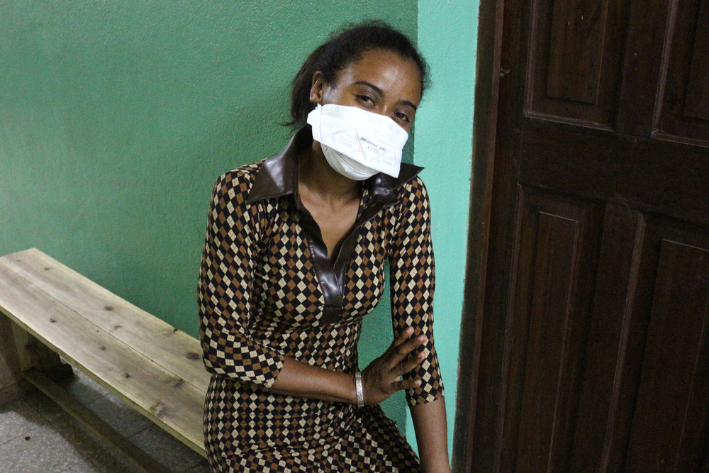 Innocente, de 33 años, es médico en Madagascar. Fue infectada por la peste y luego curada en el centro de tratamiento donde MSF actualmente trabaja en Tamatave. 