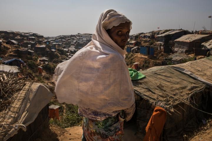 Refugiada rohingya en Bangladesh