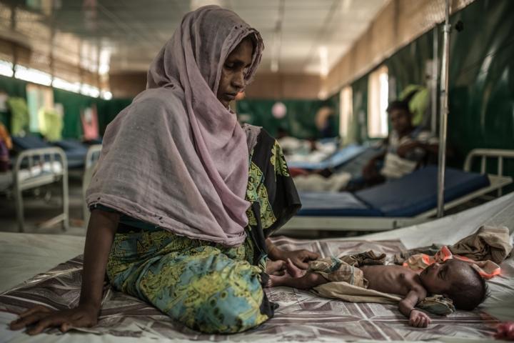 Atención materna en el campo de refugiados rohingya