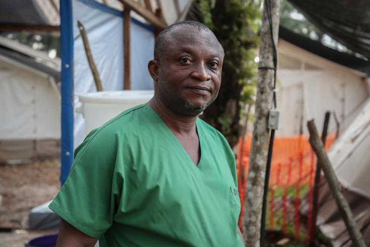 Profesional de Médicos Sin Fronteras en República Democrática del Congo
