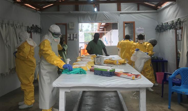 Centro de tratamiento de ébola en República Democrática del Congo
