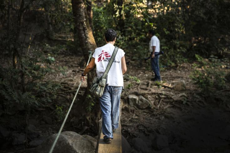 Equipos de MSF en Guerrero, se movilizan hasta las poblaciones afectadas por la violencia cada semana.